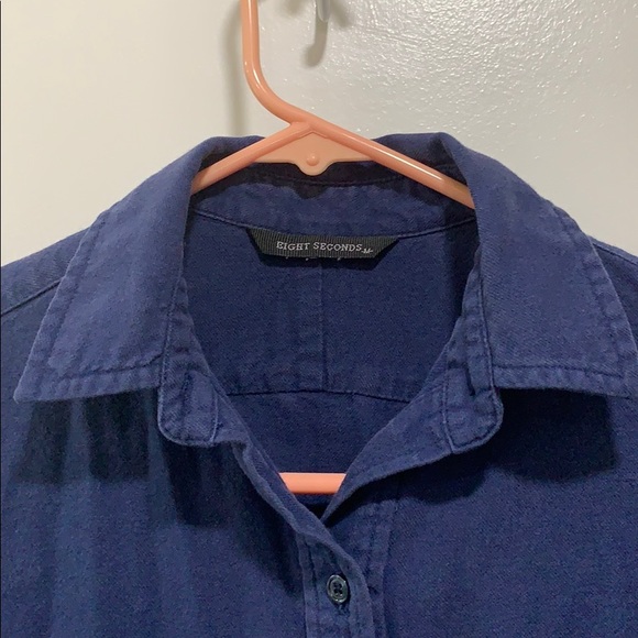 Blue button up - Picture 2 of 4